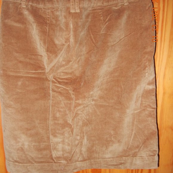 Casual Office Church Date  Corduroy Skirt sz 14 (wsk38) - Picture 9 of 14
